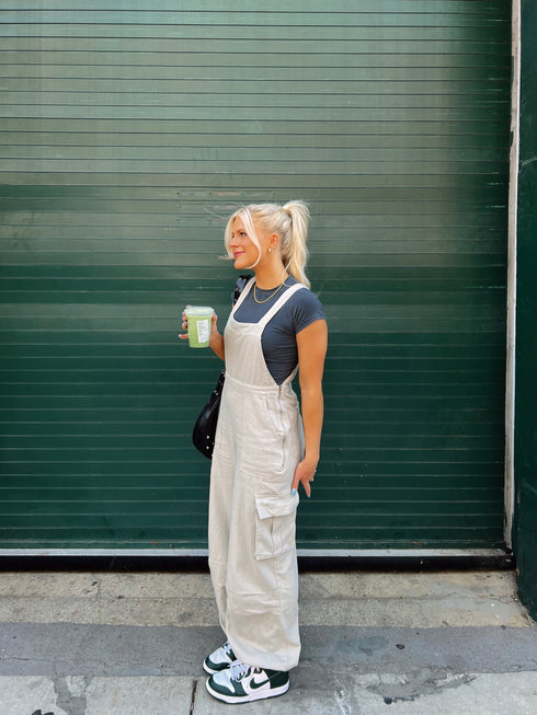 McCall Fall Overalls// Stone